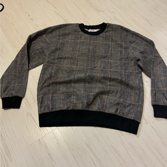 Mens Topman Plaid Sweater - Picture 2 of 4